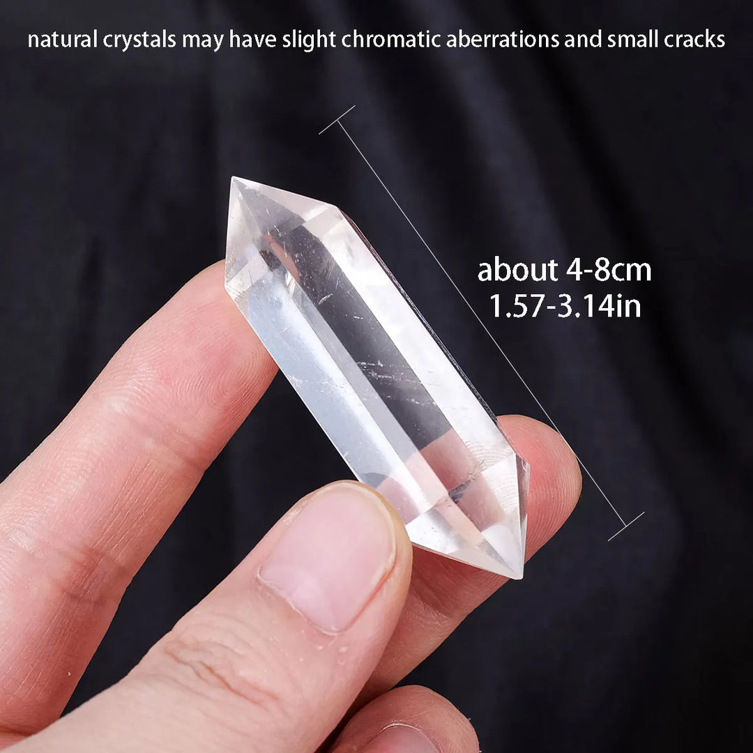 Clear Quartz Crystal Double Terminated Point