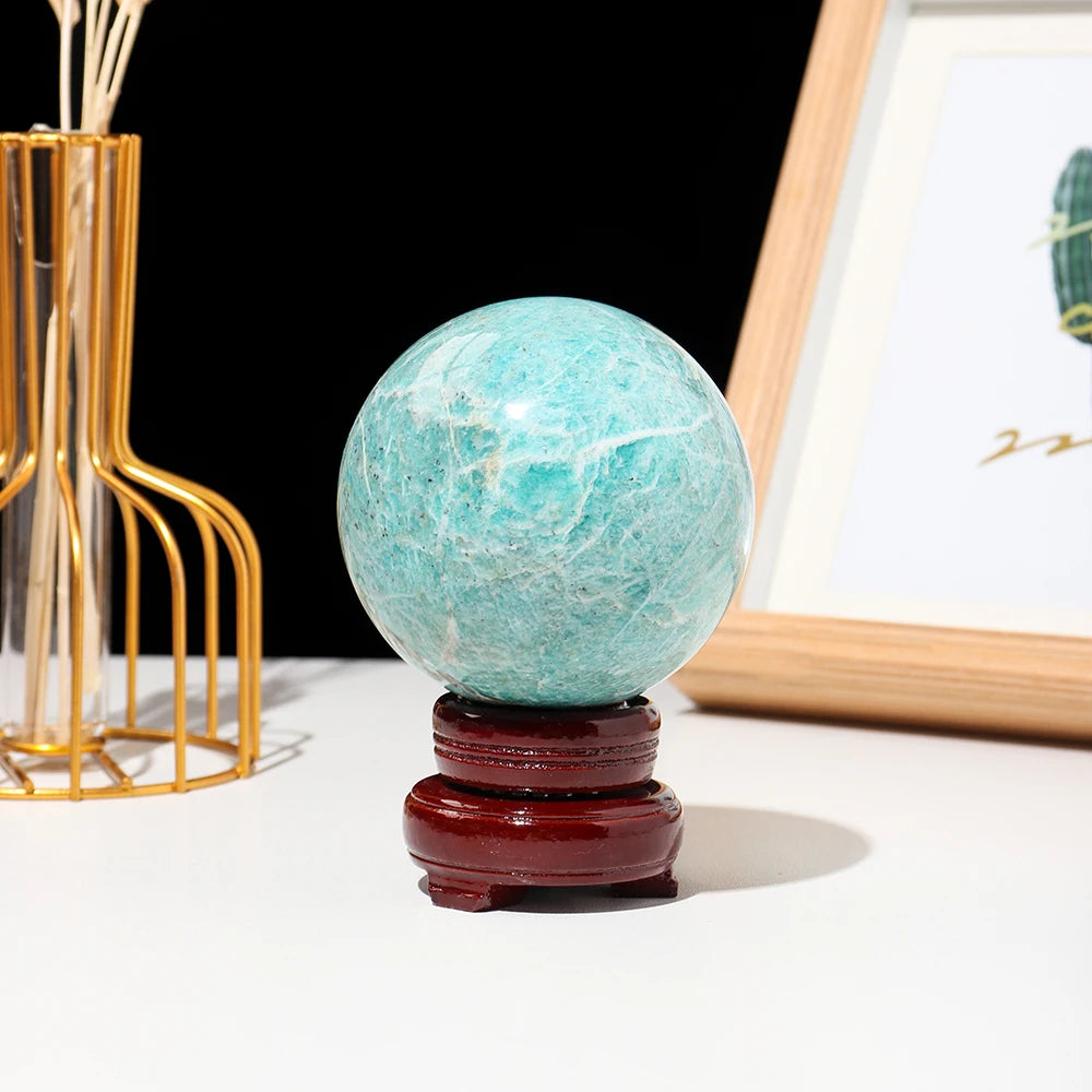 Amazonite Crystal Sphere