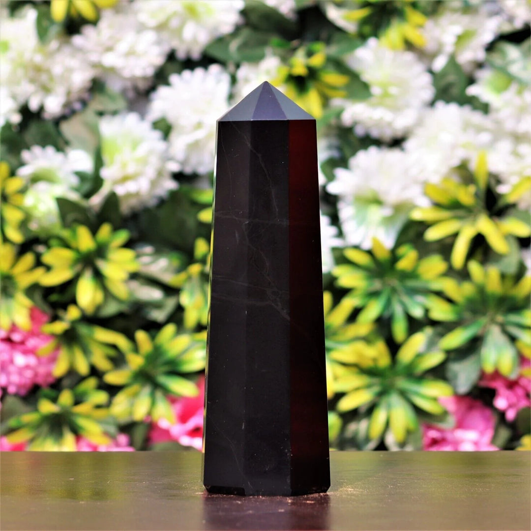 Black Tourmaline Crystal Tower