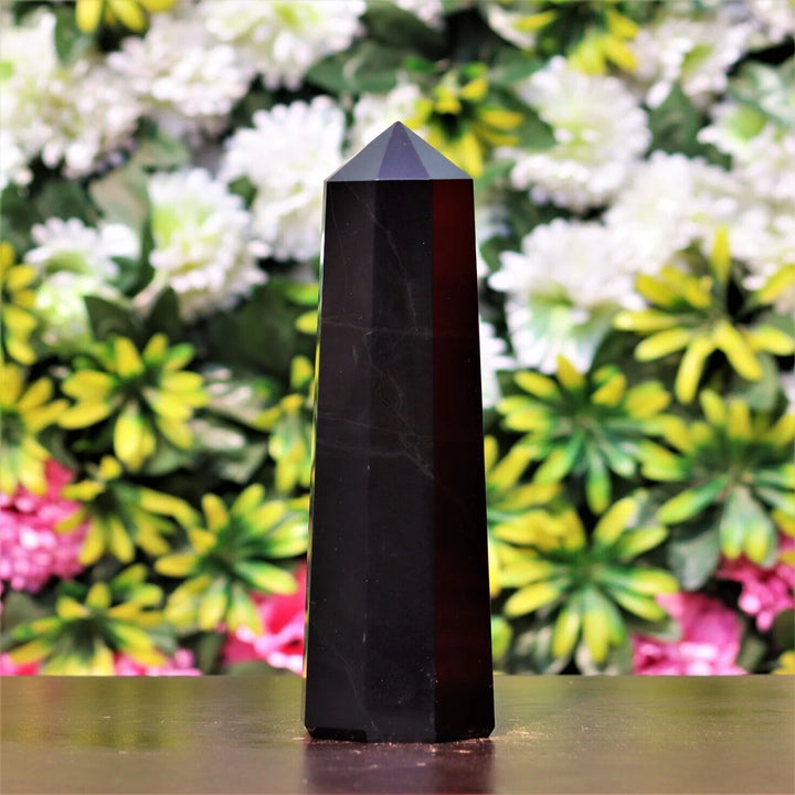 Black Tourmaline Crystal Tower