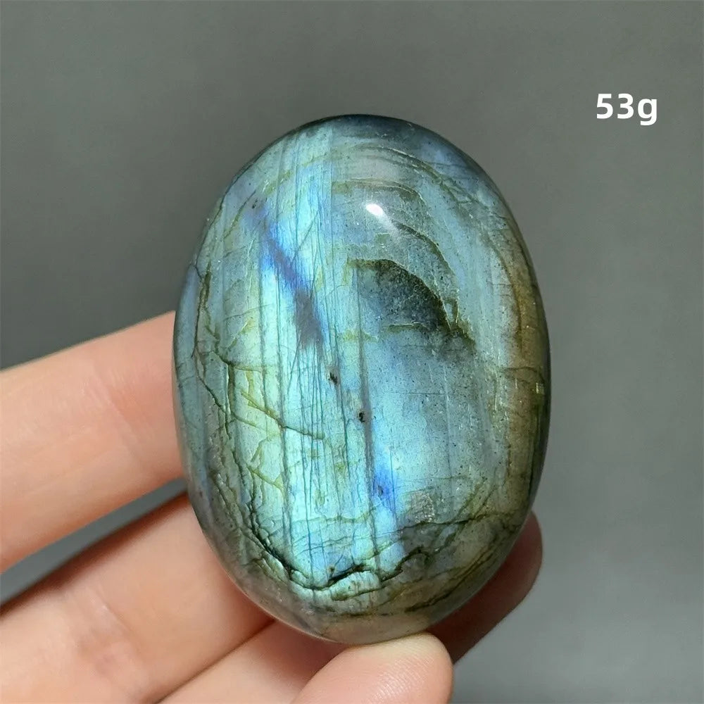 Labradorite Crystal Polished Palm Stone