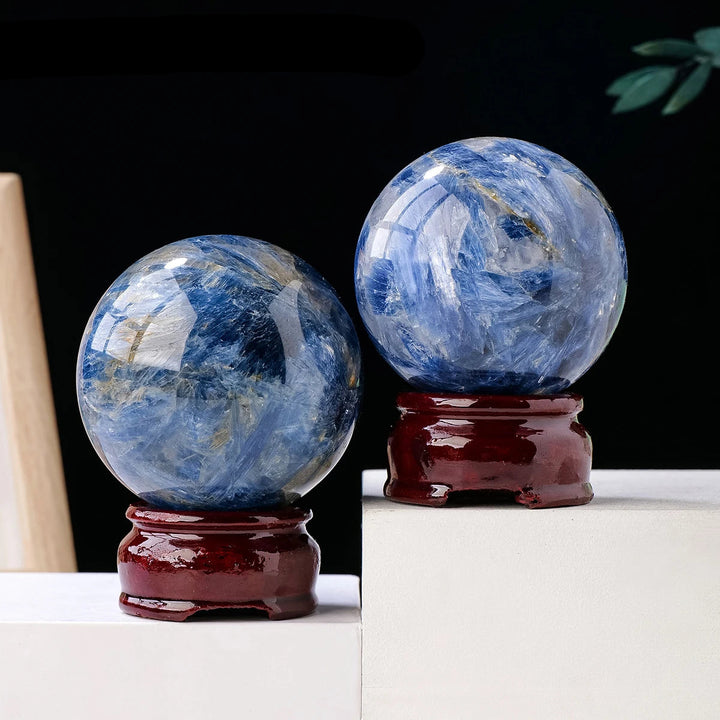 Blue Kyanite Crystal Sphere