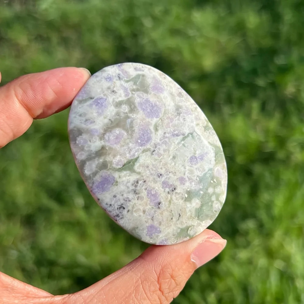 Atlantisite Crystal Polished Palm Stone