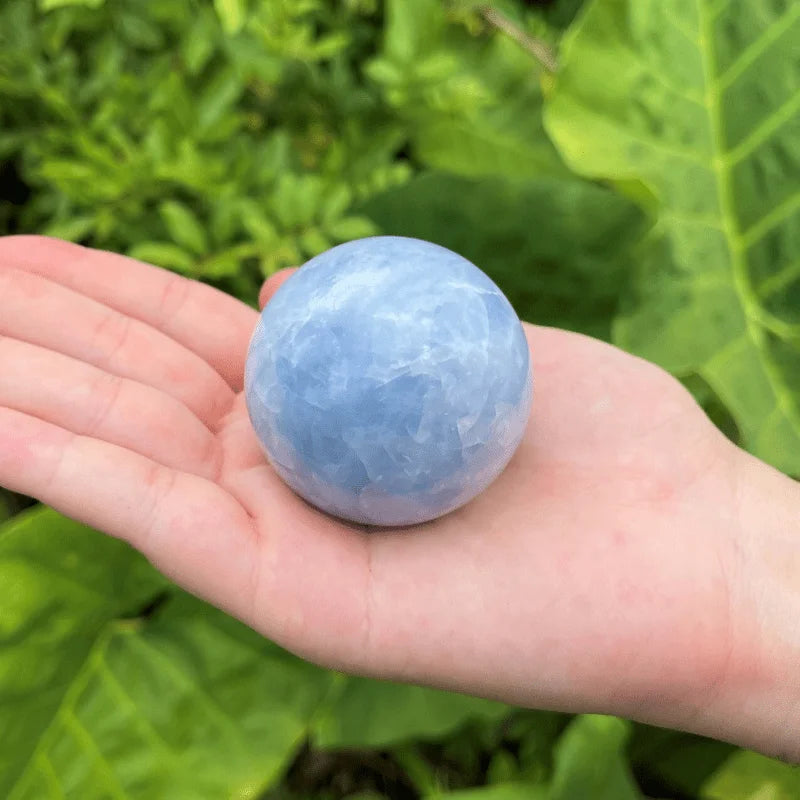 Celestite Crystal Polished Sphere Natural Stone Ball