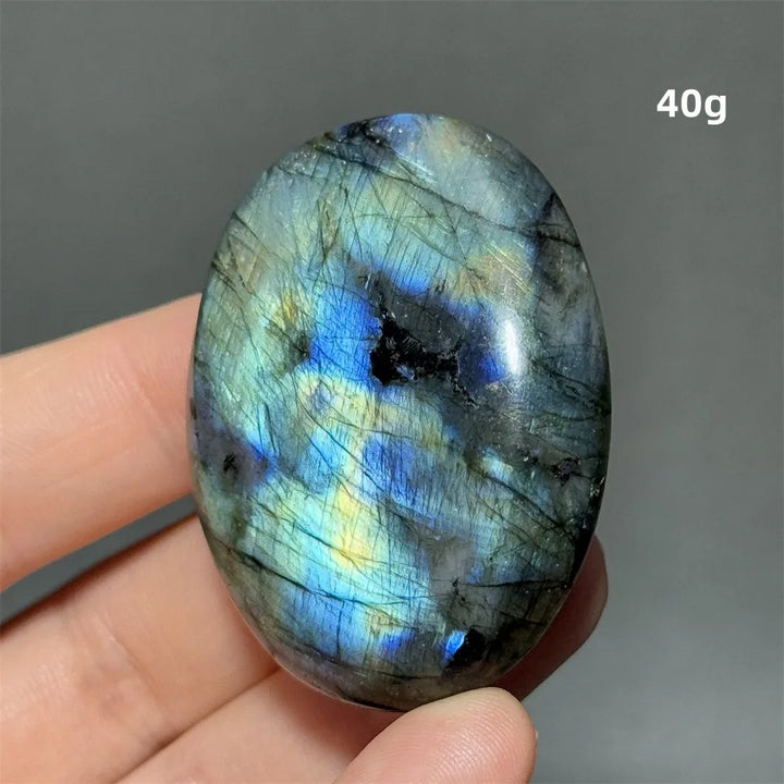 Labradorite Crystal Polished Palm Stone