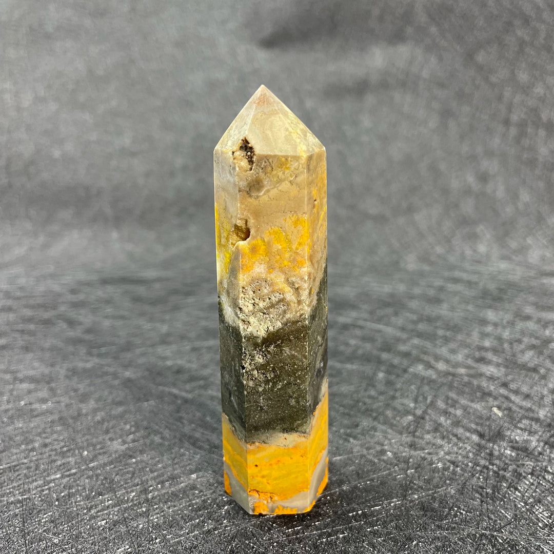 Bumblebee Jasper Crystal Tall Towers