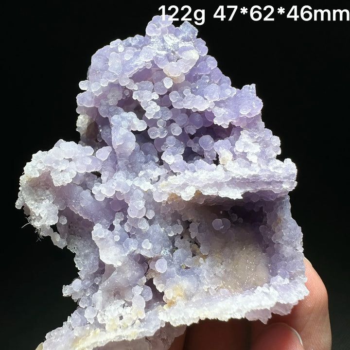 Grape Agate Crystal Cluster Botryoidal Geode Specimen