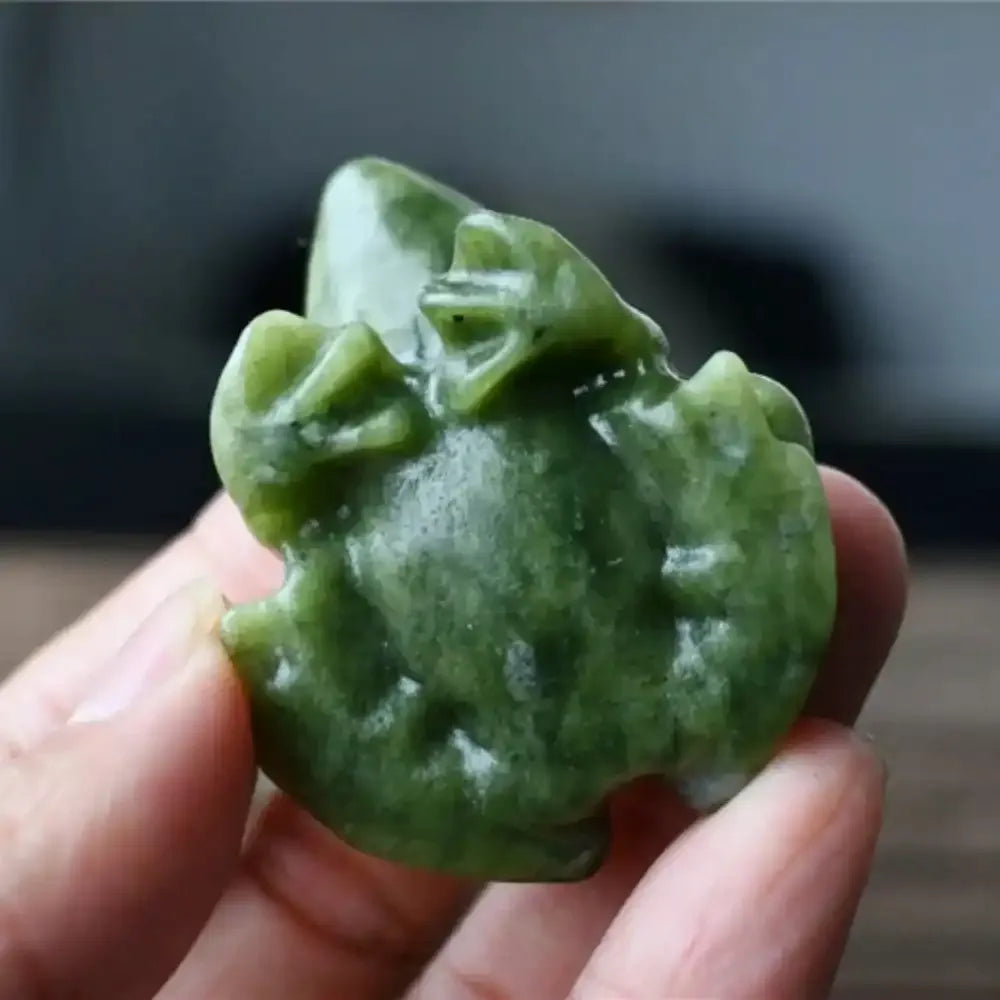 Jade Frog Figurine