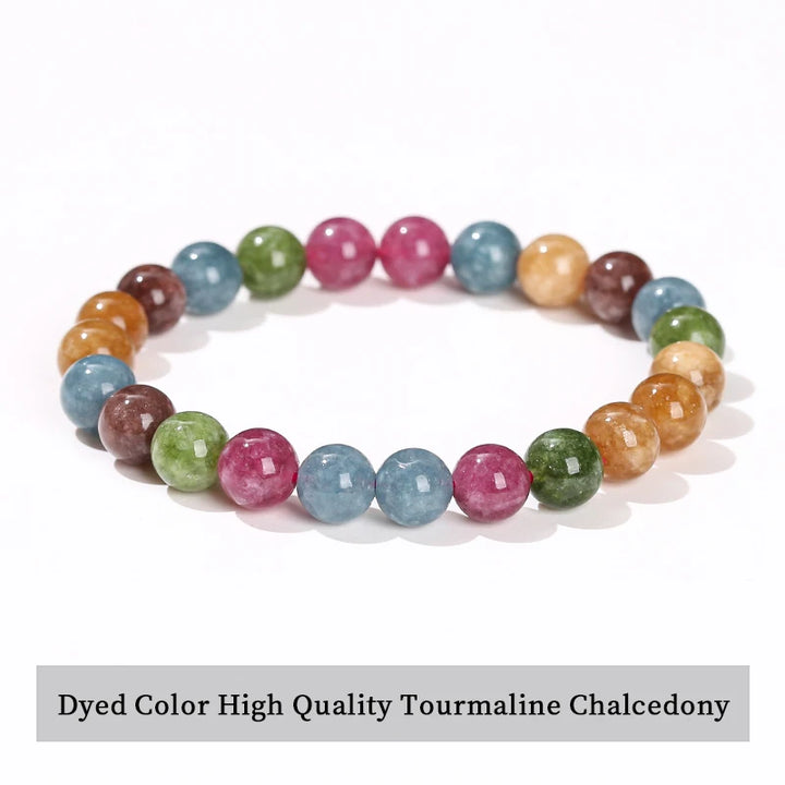 Natural Stone Beaded Bracelet in 30+ Crystal Varieties