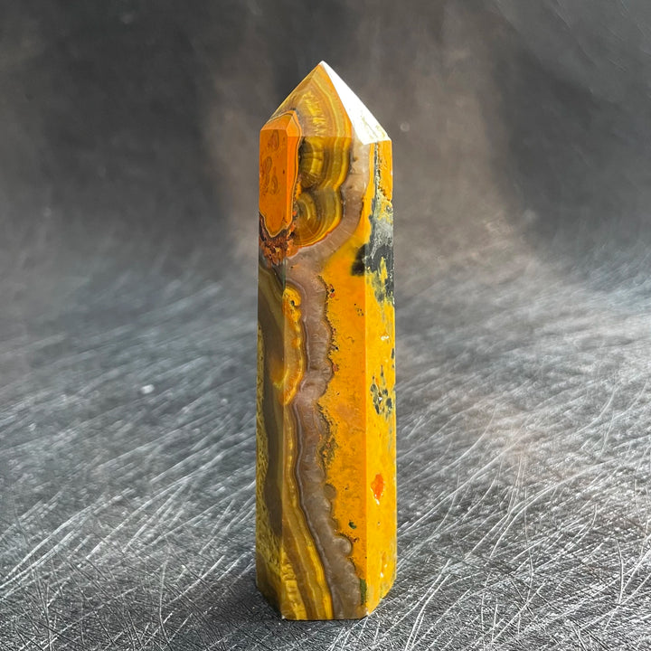 Bumblebee Jasper Crystal Tower