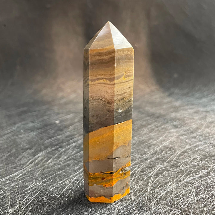 Bumblebee Jasper Crystal Tower