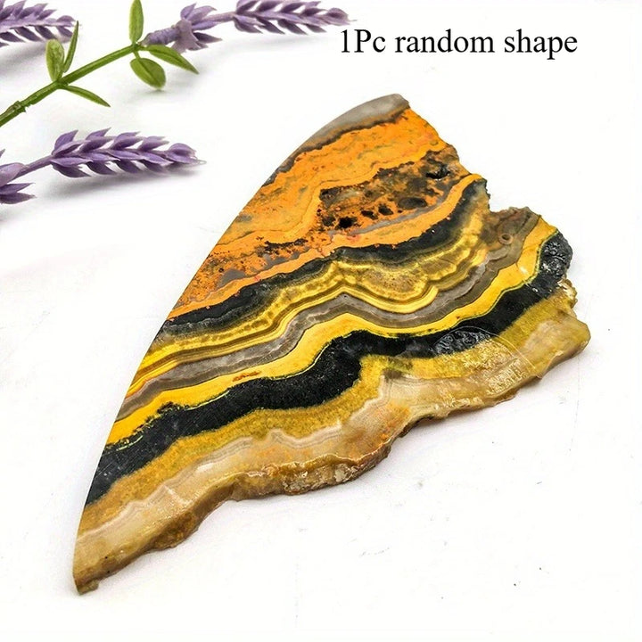 Bumblebee Jasper Crystal Polished Slab Specimen