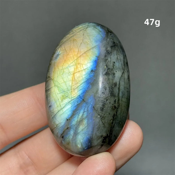Labradorite Crystal Polished Palm Stone