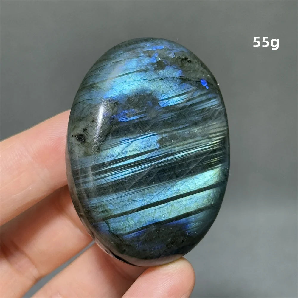Labradorite Crystal Polished Palm Stone