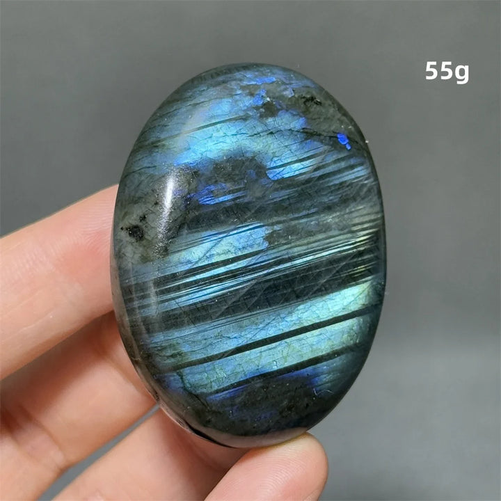 Labradorite Crystal Polished Palm Stone
