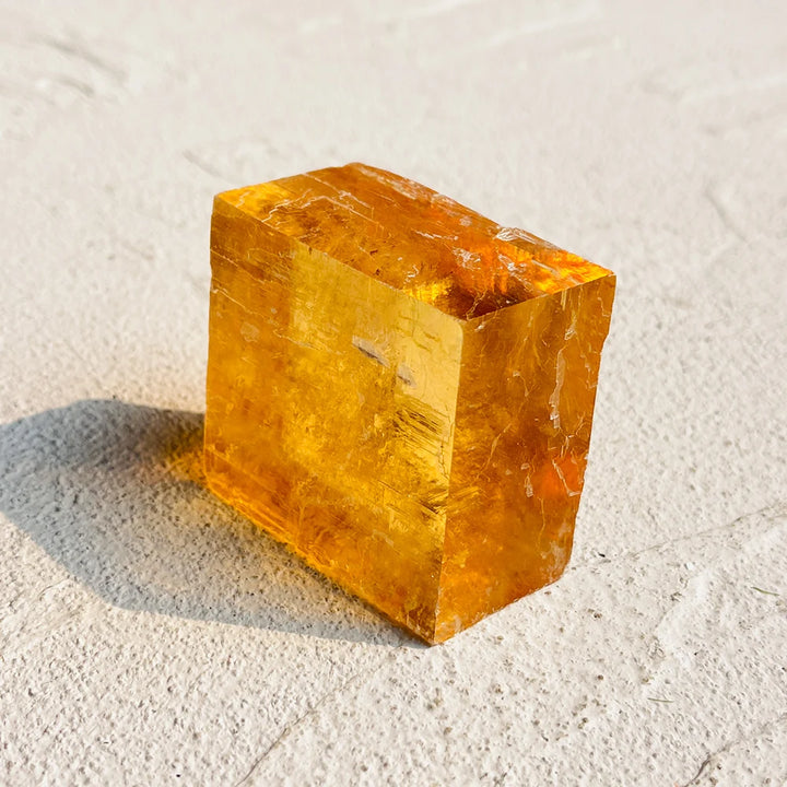 Honey Calcite Natural Raw Crystal Cluster Specimen