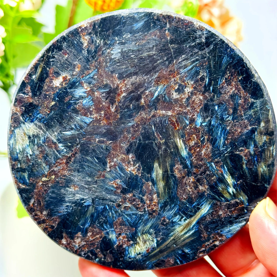 Astrophyllite Crystal Polished Firework Mineral Slice