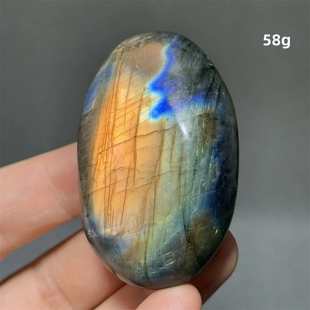 Labradorite Crystal Polished Palm Stone