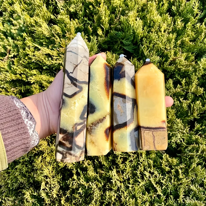 Septarian Stone Crystal Tower
