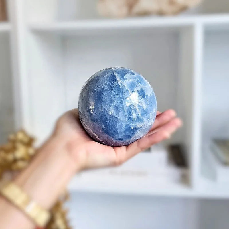 Celestite Crystal Sphere