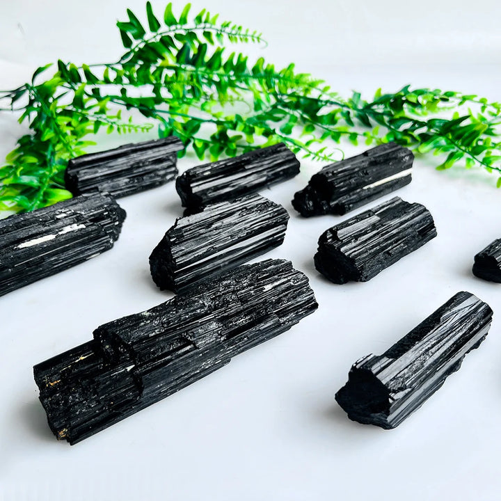 Black Tourmaline Natural Raw Crystal Mineral Specimen