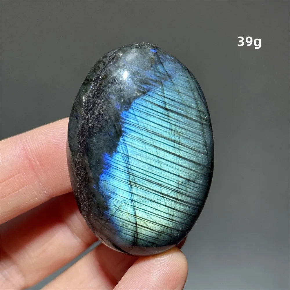 Labradorite Crystal Polished Palm Stone