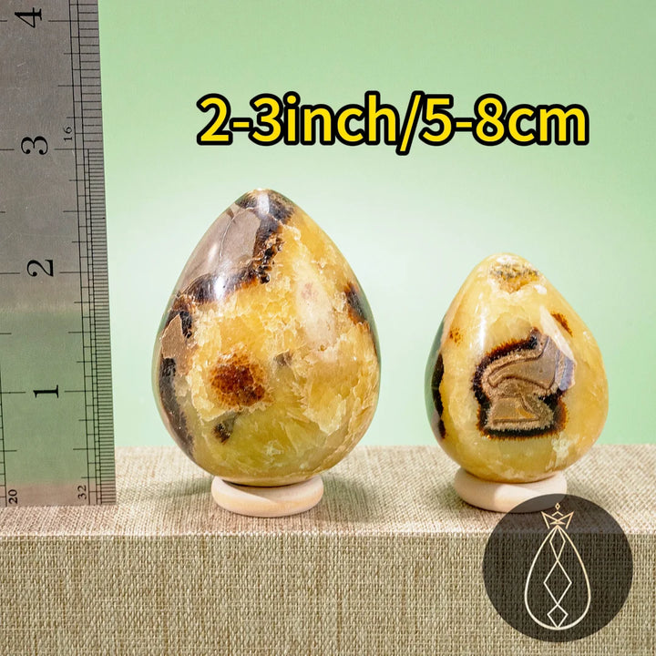 Septarian Crystal Egg Natural Dragon Stone Geode Egg