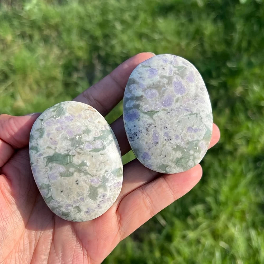 Atlantisite Crystal Polished Palm Stone