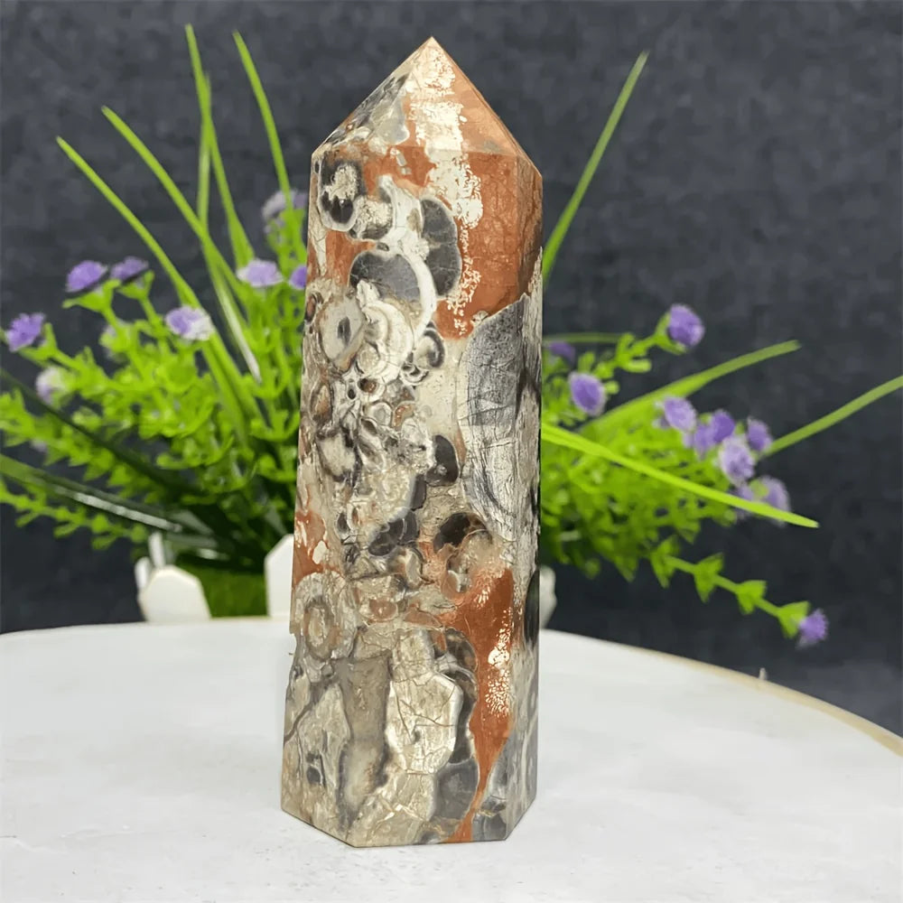Money Agate Crystal Tower