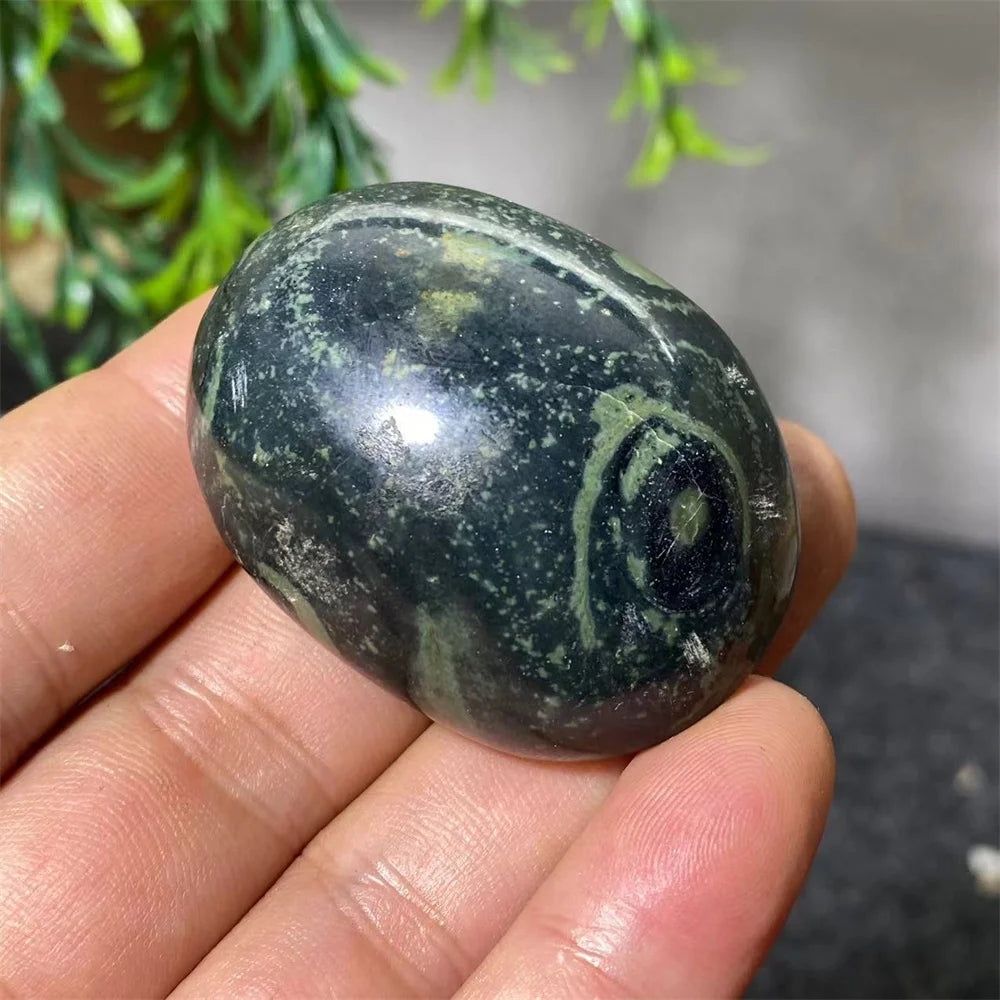 Natural Kambaba Jasper Crystal Polished Palm Stone