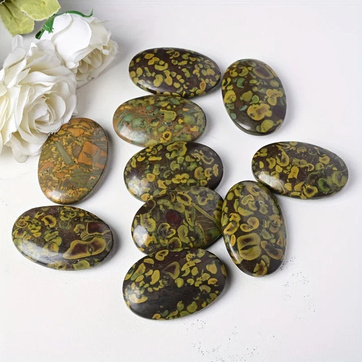 Ajooba Jasper Crystal Polished Palm Stone