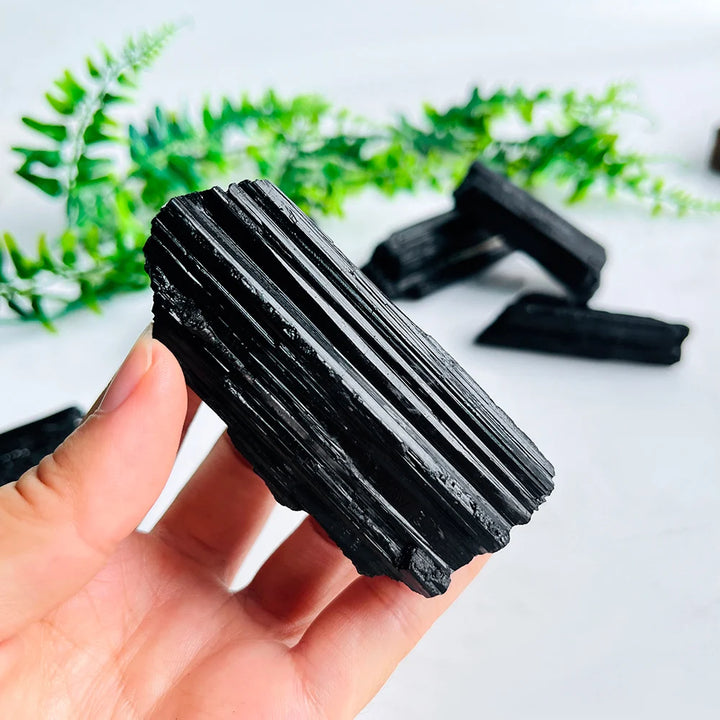 Black Tourmaline Natural Raw Crystal Mineral Specimen