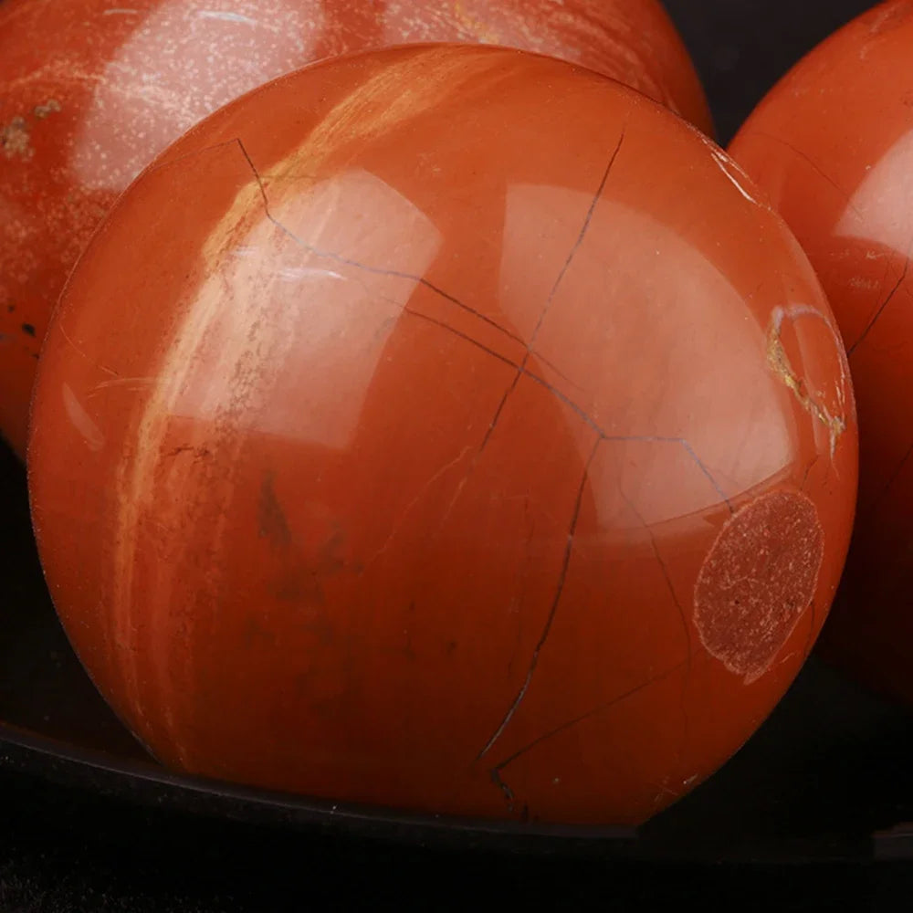 Red Jasper Crystal Polished Sphere
