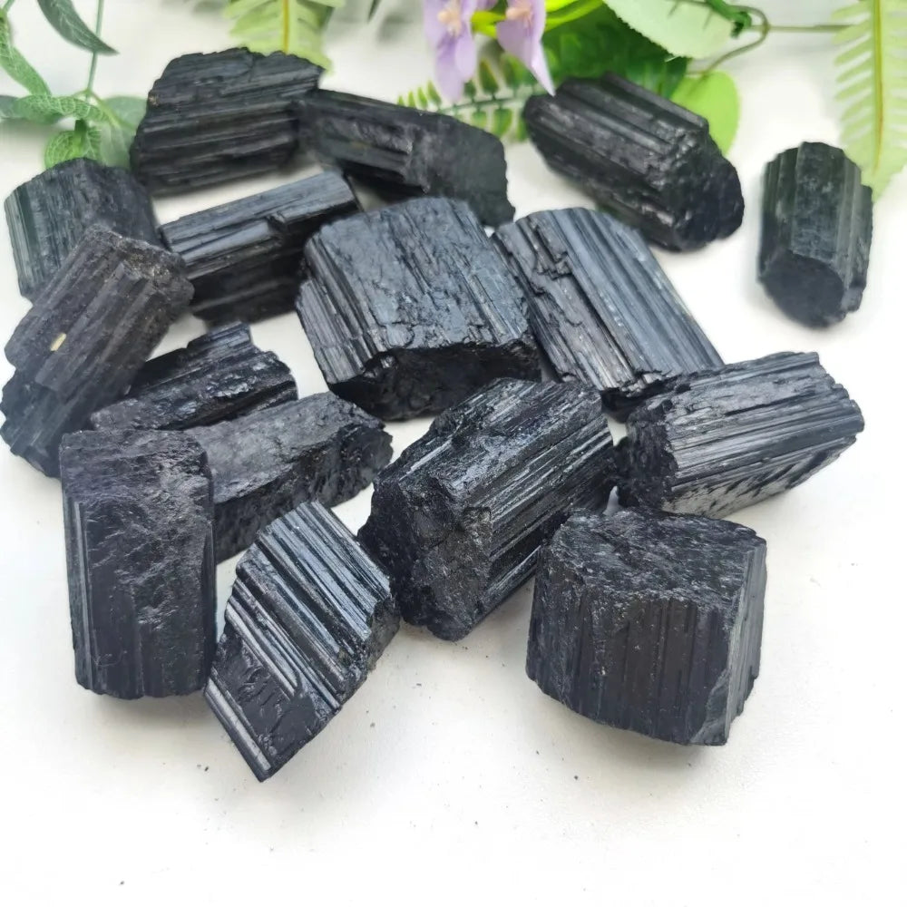 Black Tourmaline Raw Crystal Specimen