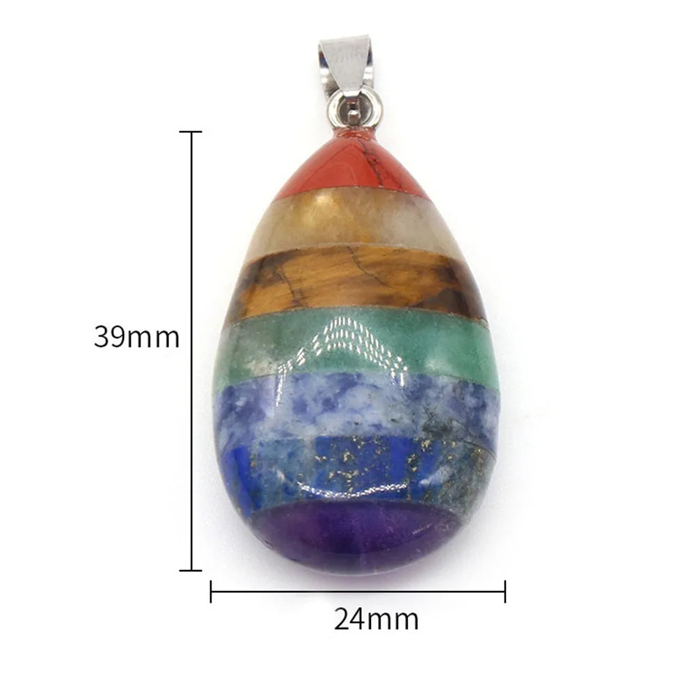 Seven Chakra Crystal Fused Polished Stone Collection