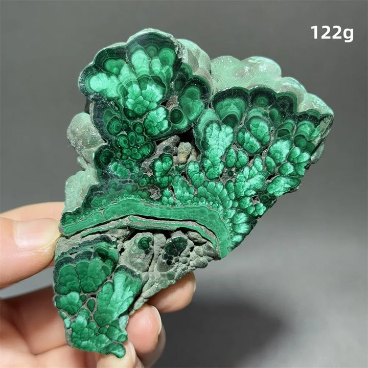 Malachite Raw Crystal Natural Stone Slice Mineral Slab