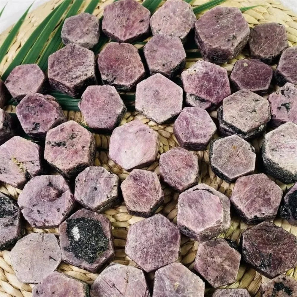 Ruby Corundum Raw Crystal Natural Rough Stone Specimen