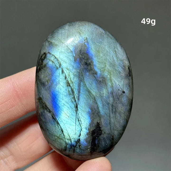 Labradorite Crystal Polished Palm Stone