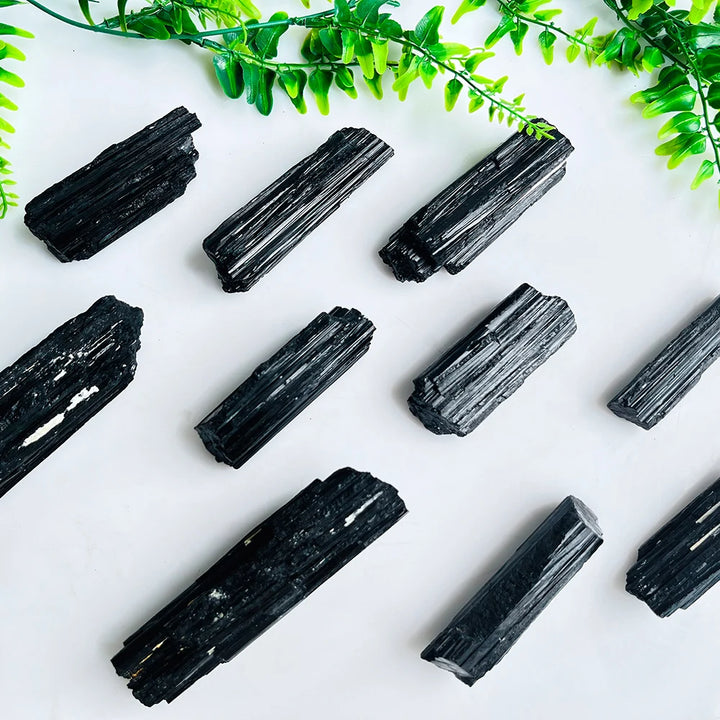 Black Tourmaline Natural Raw Crystal Mineral Specimen