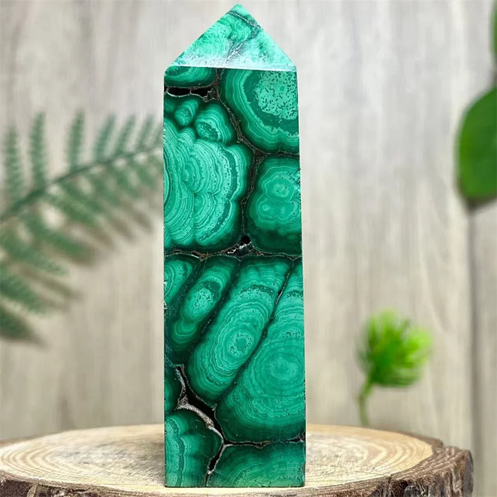 Malachite Crystal Obelisk Tower
