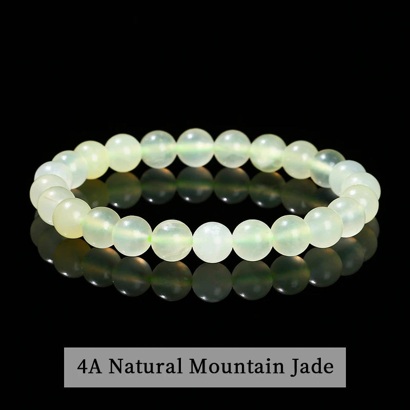 Natural Stone Beaded Bracelet in 30+ Crystal Varieties