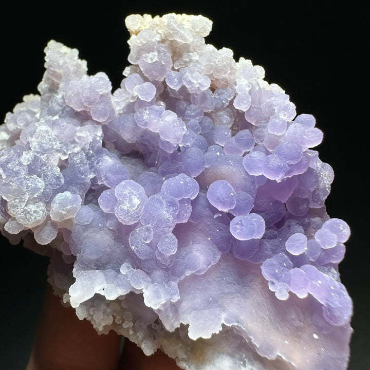 Grape Agate Crystal Cluster Botryoidal Geode Specimen