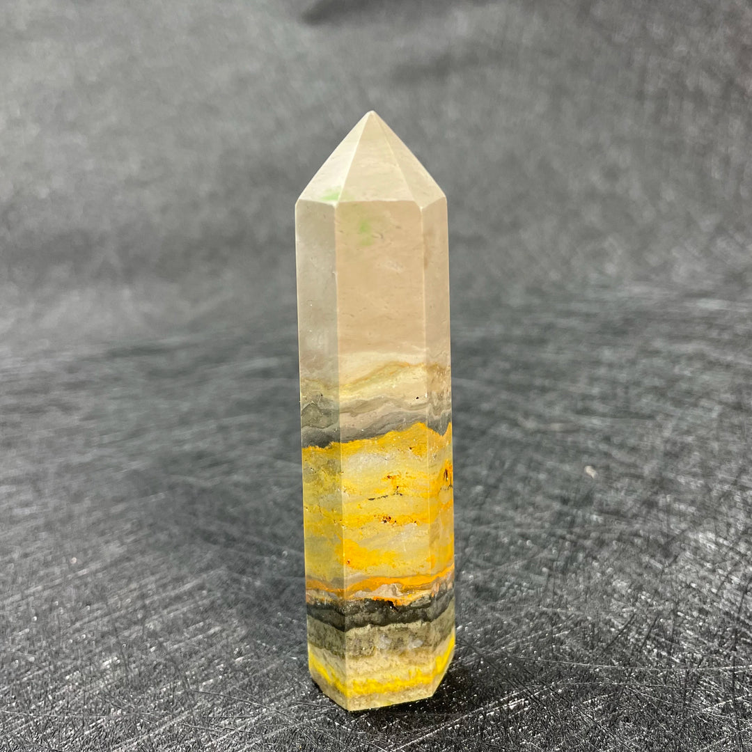 Bumblebee Jasper Crystal Tall Towers