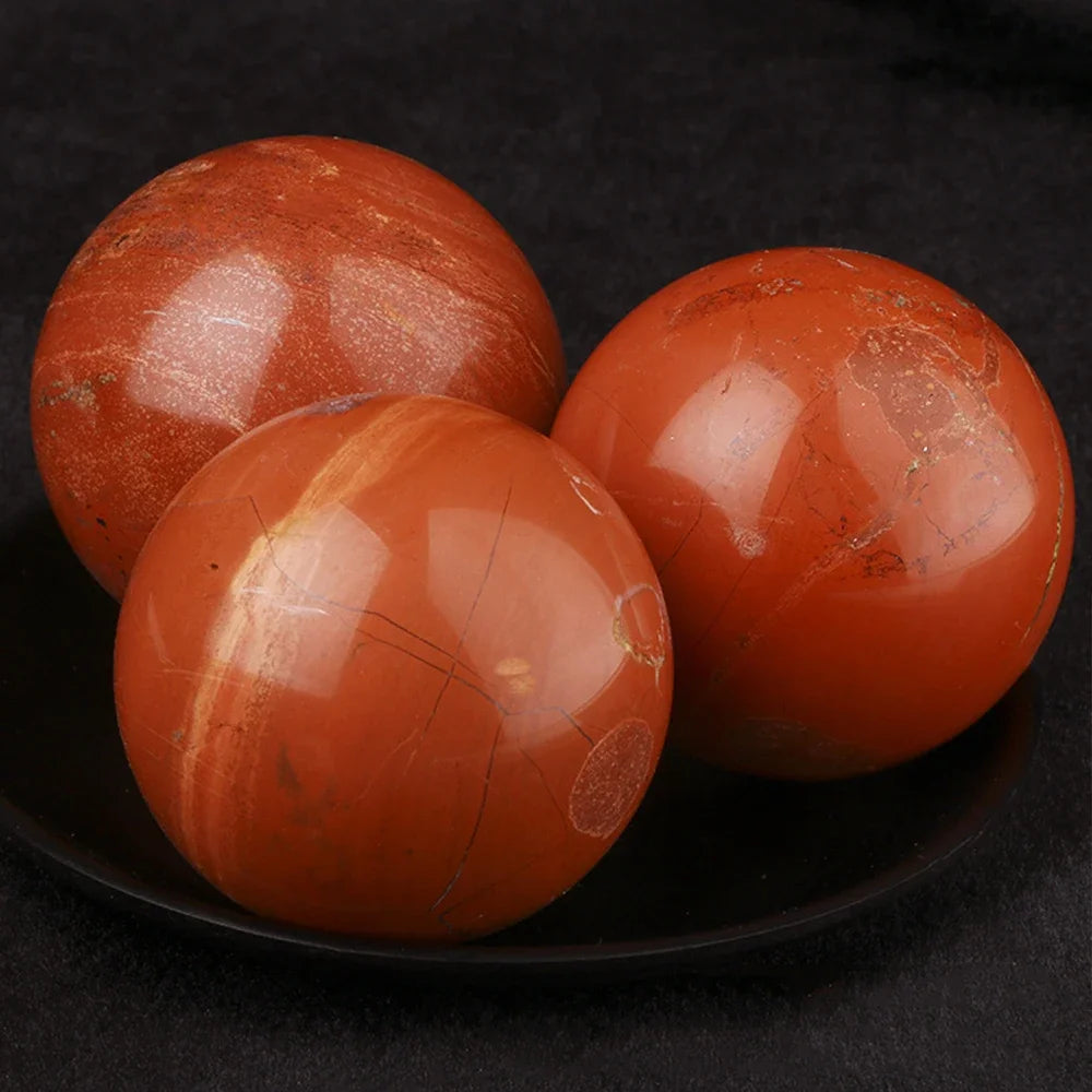 Red Jasper Crystal Polished Sphere
