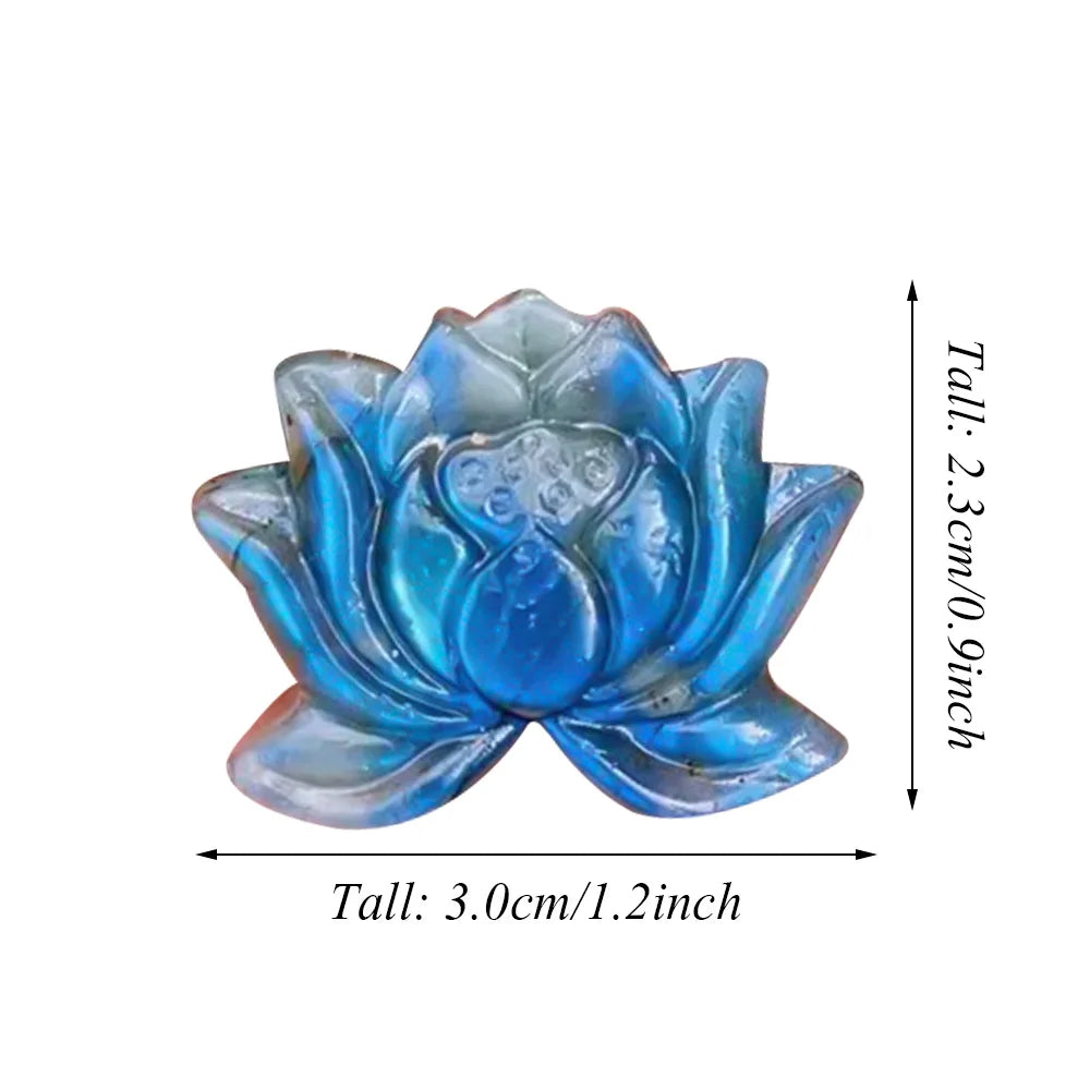Crystal Carved Flower Sculptures in Multiple Stones