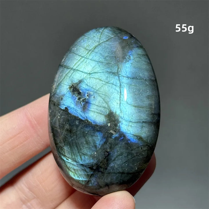 Labradorite Crystal Polished Palm Stone