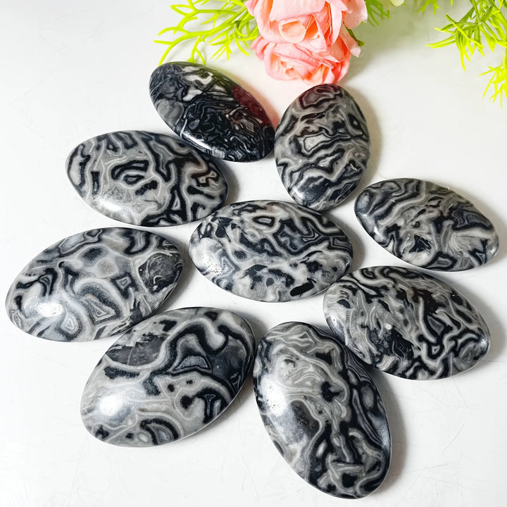 Picasso Jasper Crystal Polished Palm Stone