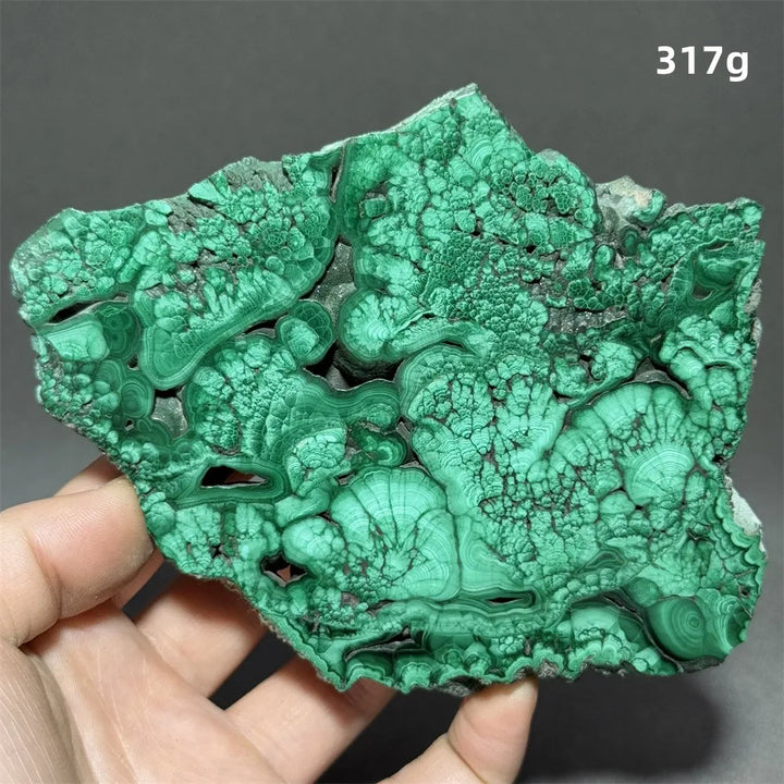 Malachite Raw Crystal Natural Stone Slice Mineral Slab