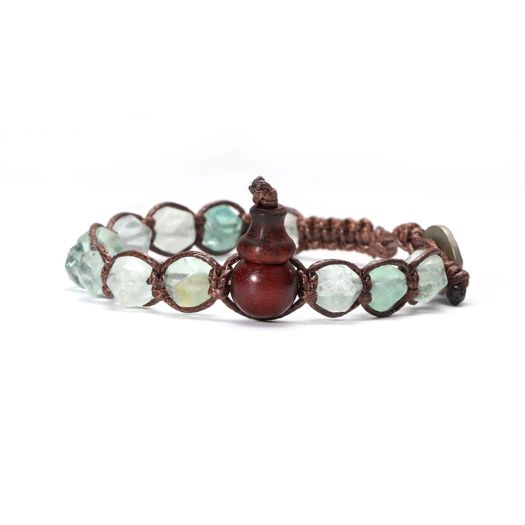 Natural Stone Handwoven Adjustable Unisex Bracelet