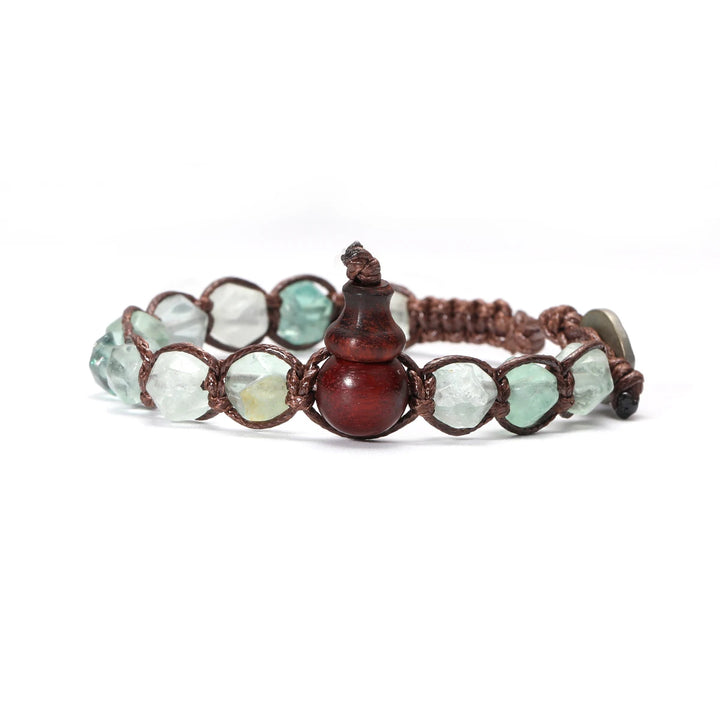 Natural Stone Handwoven Adjustable Unisex Bracelet